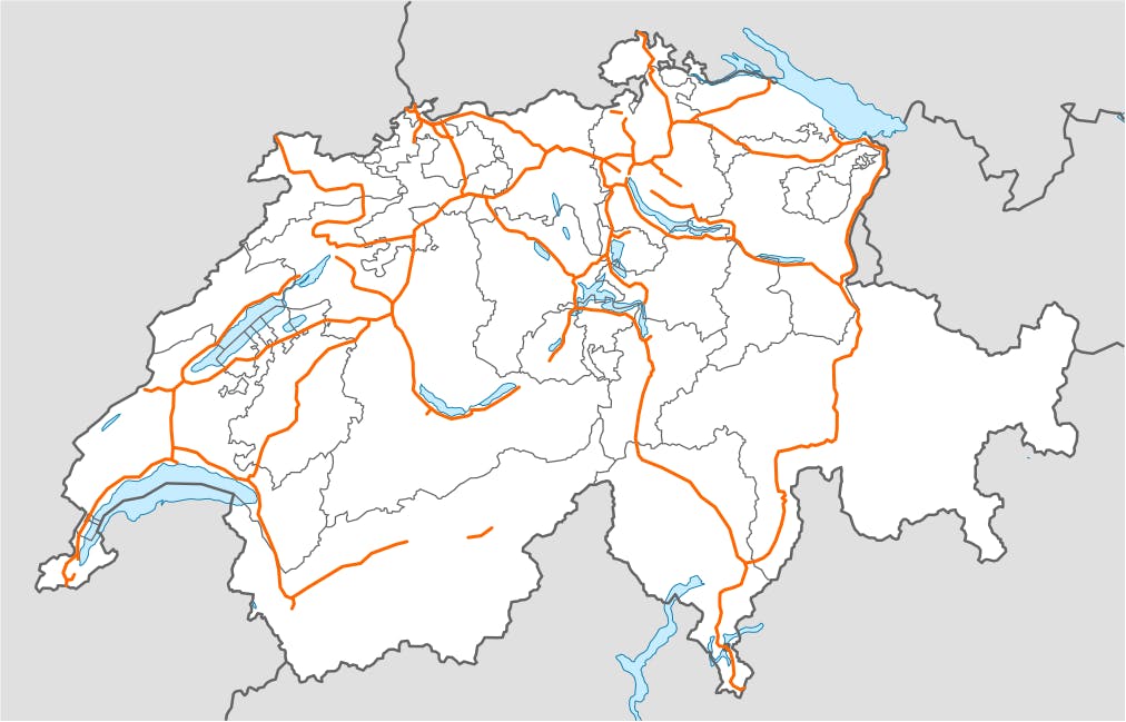 Gdzie w Szwajcarii znajdują się płatne drogi?