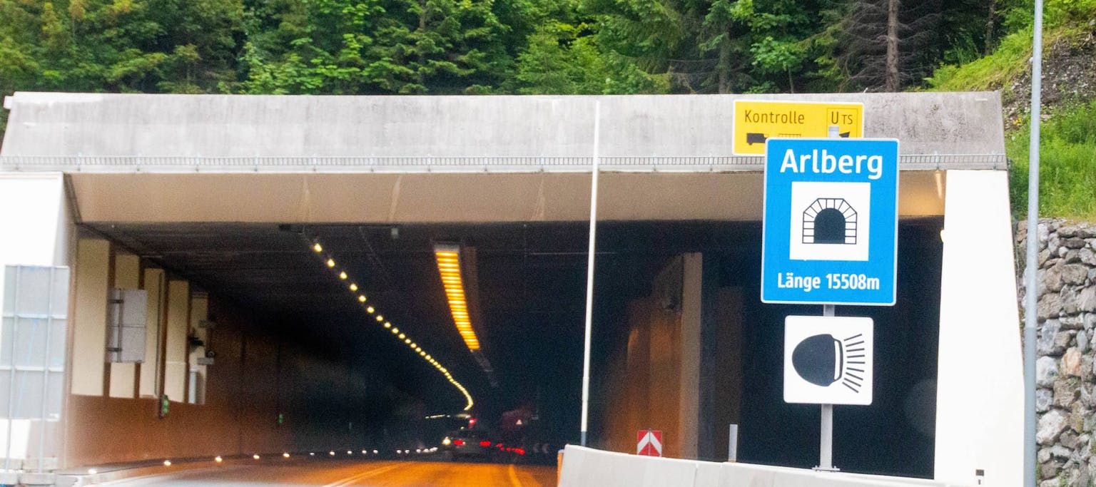Vignet voor de Arlbergtunnel