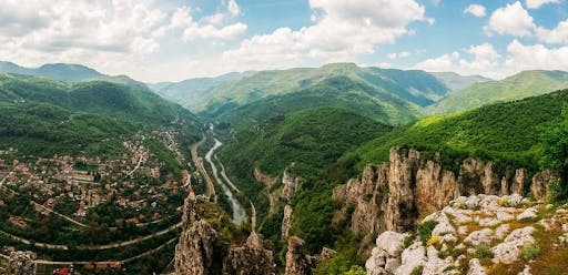 Berglandschap Bulgarije